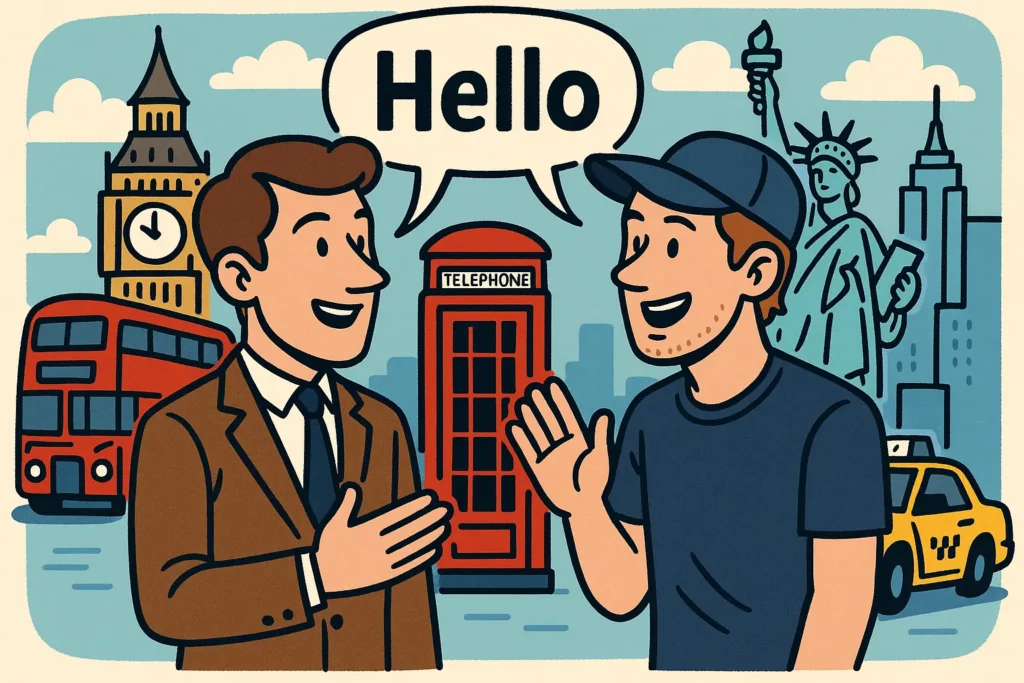 Acento británico vs americano